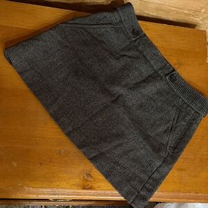 Theory Gray Tweed Mini Skirt with Button Details 00